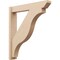 Ekena Millwork 6-in W x 34-in D x 38-in H Funston Slat Rough Cedar Woodgrain TimberThane Outlooker, Primed Tan OUTUR060X34X38FST24RCPR - alternate 1